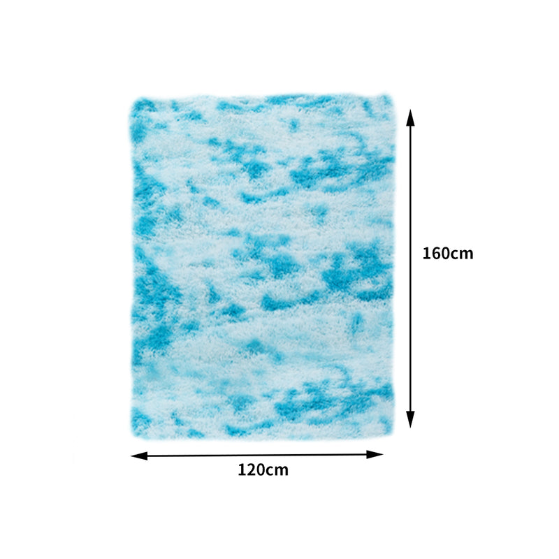 Floor Rug Shaggy Rugs Soft Large Carpet Area Tie-dyed Maldives 120x160cm