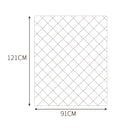 DreamZ 121x91cm Anti Anxiety Weighted Blanket Blankets Bamboo Cover Only Purple