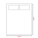 DreamZ Silk Satin Quilt Duvet Cover Set in King Size in Teal Colour