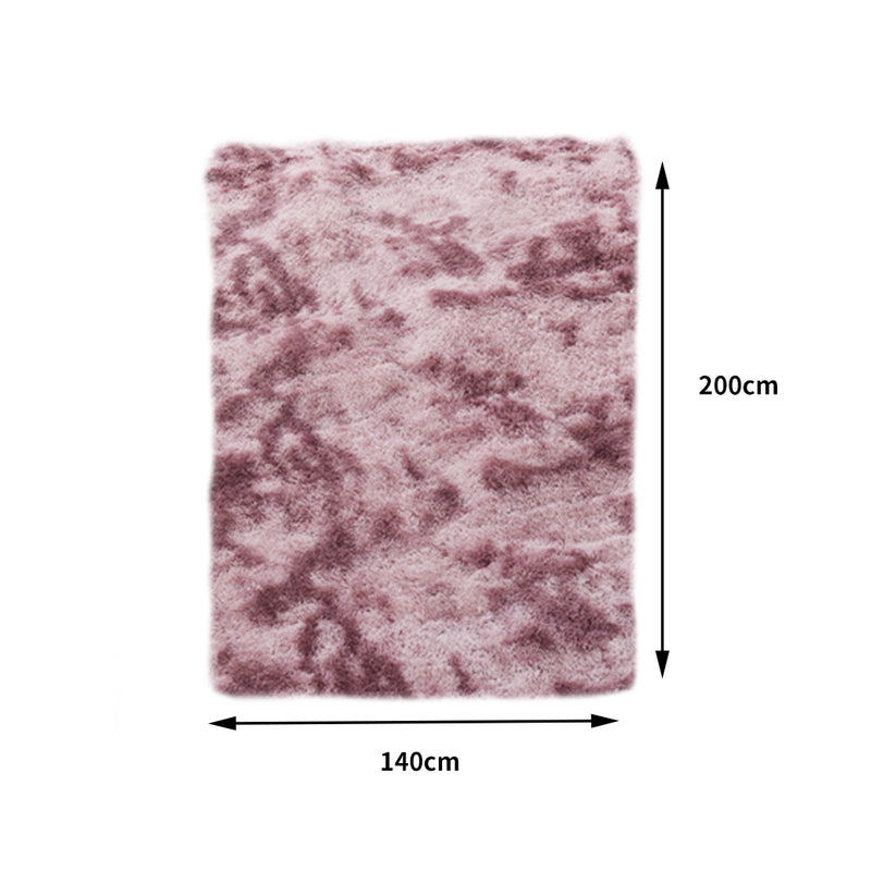 Floor Rug Shaggy Rugs Soft Large Carpet Area Tie-dyed Noon TO Dust 140x200cm