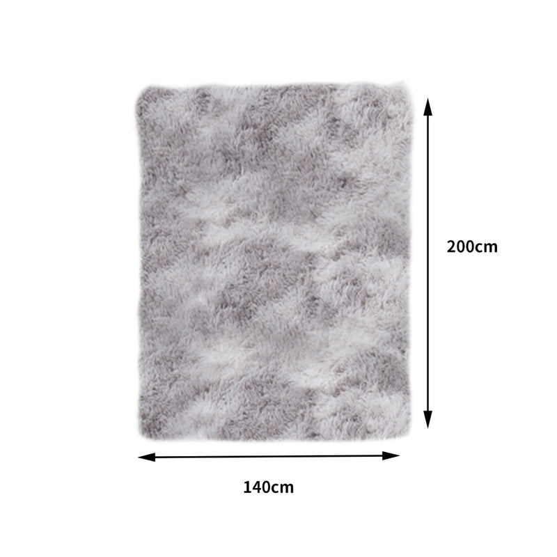 Floor Rug Shaggy Rugs Soft Large Carpet Area Tie-dyed Mystic 140x200cm