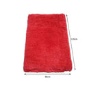 Designer Soft Shag Shaggy Floor Confetti Rug Carpet Home Decor 80x120cm Red