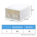 Storage  Drawers Set Cabinet Tools Organiser Box Chest Drawer Plastic Stackable L