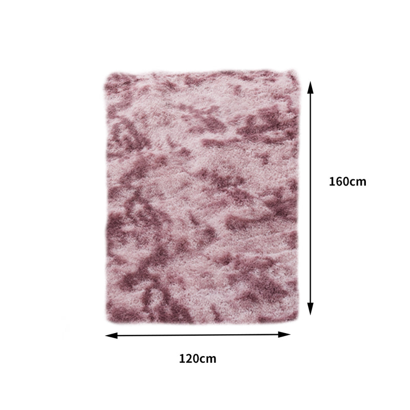 Floor Rug Shaggy Rugs Soft Large Carpet Area Tie-dyed Noon TO Dust 120x160cm