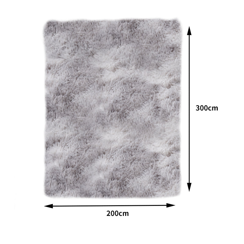 Floor Rug Shaggy Rugs Soft Large Carpet Area Tie-dyed Mystic 200x300cm