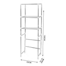 3 Tier Toilet Bathroom Laundry Washing Machine Storage Rack Shelf Unit Organizer