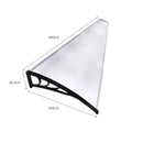 Door Window Awning Outdoor Canopy UV Patio Sun Shield Rain Cover DIY 1M X 6M