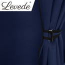 Levede Portable Wardrobe Clothes Closet Storage Cabinet 4 Drawer Navy Blue