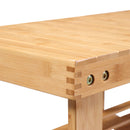 Bamboo Shoe Rack Stand Bench 3 Tier Cabinet Shoes Storage Shelf Organiser 81cm