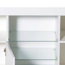 Levede Buffet Sideboard Storage Modern High Gloss Cabinet Cupboard White