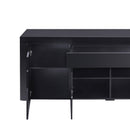Levede Buffet Sideboard Cabinet High Gloss Storage Modern Doors Cupboard Black