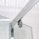 Levede Bath Shower Enclosure Screen Seal Strip Glass Shower Door 760x760x1900mm