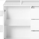 Levede Buffet Sideboard Cabinet Storage Modern High Gloss Cupboard Drawers White 192cm