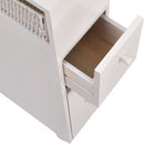 Levede Bathroom Toilet Storage Cabinet Tissue Box Holder Drawer Basket Wheels