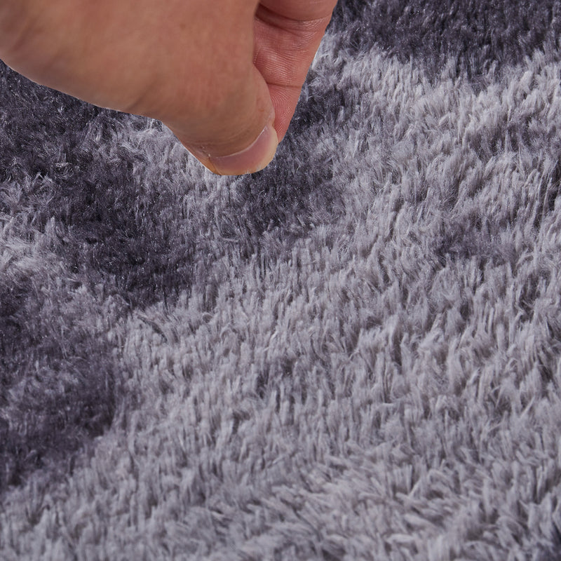 Floor Rug Shaggy Rugs Soft Large Carpet Area Tie-dyed Midnight City 200x300cm