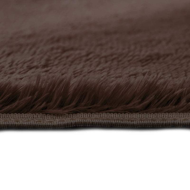 Designer Soft Shag Shaggy Floor Confetti Rug Carpet Home Decor 120x160cm Coffee