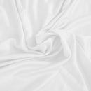 DreamZ 4 Pcs Natural Bamboo Cotton Bed Sheet Set in Size King White
