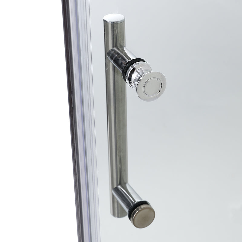 Levede Bath Shower Enclosure Screen Seal Strip Glass Shower Door 1400x1900mm