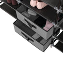 Shoe Rack DIY Portable Storage Cabinet Organiser Stackable Shelf Organizer Grey