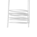 6 Tier Plant Stand Swivel Outdoor Indoor Metal Stands Flower Shelf Rack Garden White