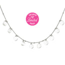 FIRE AND ICE STERLING SILVER NECKLACE