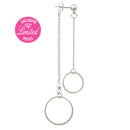 RHODIUM PLATED CARRIE EARRINGS