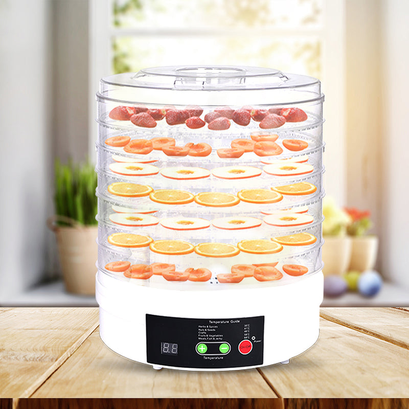 Food Dehydrators Fruit Vegetable Dryer Dehydrator Beef Jerky Preserve 7 Trays