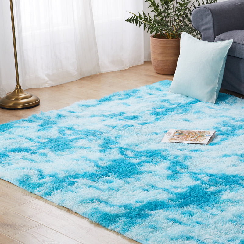 Floor Rug Shaggy Rugs Soft Large Carpet Area Tie-dyed Maldives 80x120cm