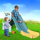 Kids Slide 135cm Long Basketball Hoop Ring Activity Center Toddlers Play Set Toy Blue