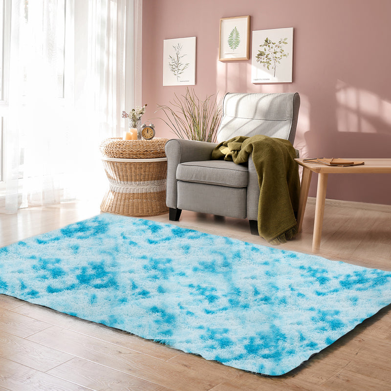 Floor Rug Shaggy Rugs Soft Large Carpet Area Tie-dyed Maldives 200x300cm