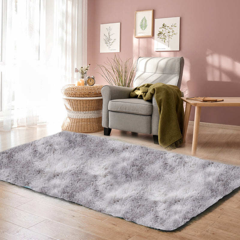 Floor Rug Shaggy Rugs Soft Large Carpet Area Tie-dyed Mystic 200x300cm