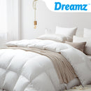 DreamZ 500GSM All Season Goose Down Feather Filling Duvet in Single Size