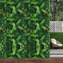4 x Artificial Hedge Grass Plant Hedge Fake Vertical Garden Green Wall Ivy Mat Fence