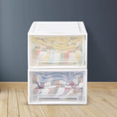 Storage  Drawers Set Cabinet Tools Organiser Box Chest Drawer Plastic Stackable L