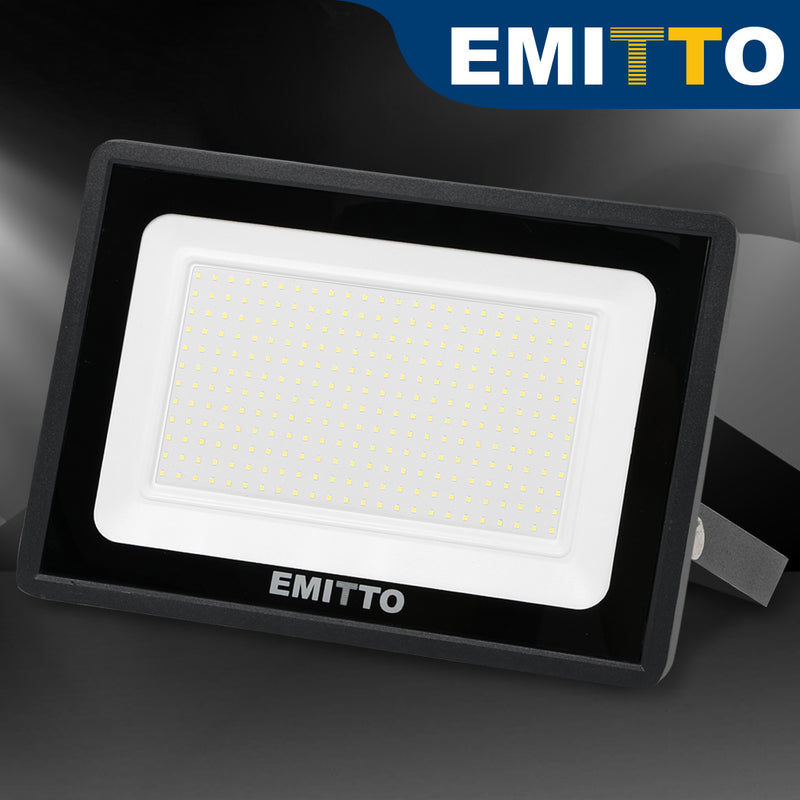 Emitto LED Flood Light 200W Outdoor Floodlights Lamp 220V-240V Cool White