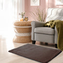 Designer Soft Shag Shaggy Floor Confetti Rug Carpet Home Decor 80x120cm Coffee