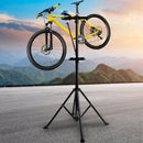 Bike Repair Stand Work Rack With Tool Tray Mechanic Bicycle Maintenance Blue