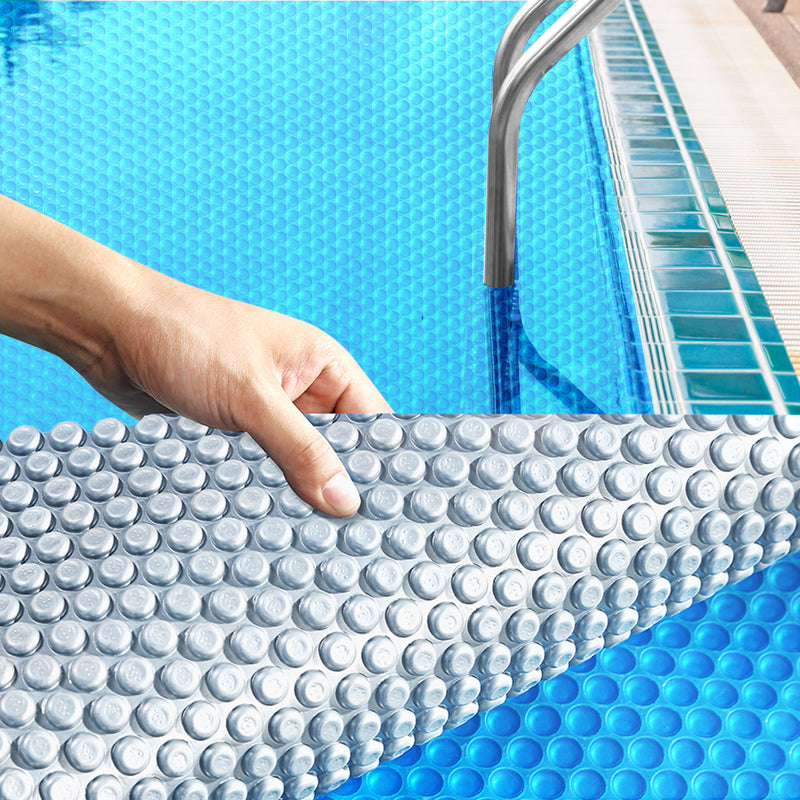 11x4.8M Real 400 Micron Solar Swimming Pool Cover Outdoor Blanket Isothermal