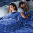 NAVY DOUBLE 9KG WEIGHTED BLANKET