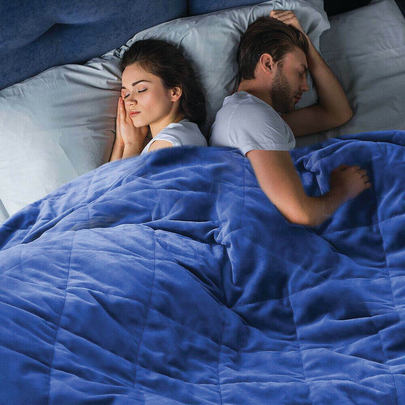 NAVY DOUBLE 9KG WEIGHTED BLANKET