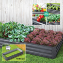 GARDEN GALVANISED STEEL RAISED PLANTER