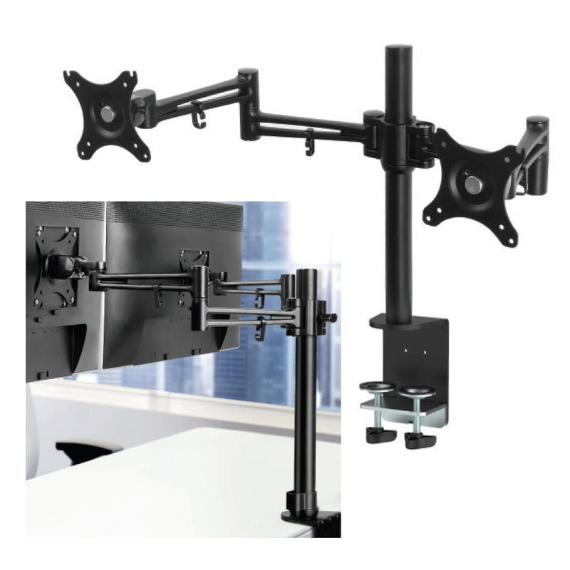 TWIN MONITOR ADJUSTABLE MONITOR STAND