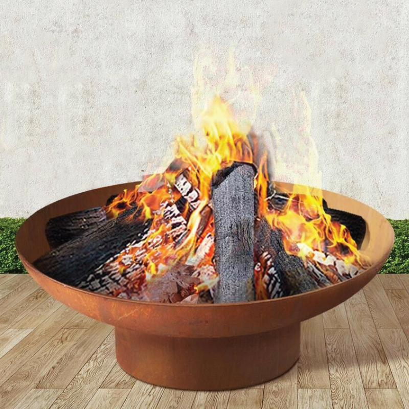 VINTAGE STYLE CAST IRON OUTDOOR FIRE PIT