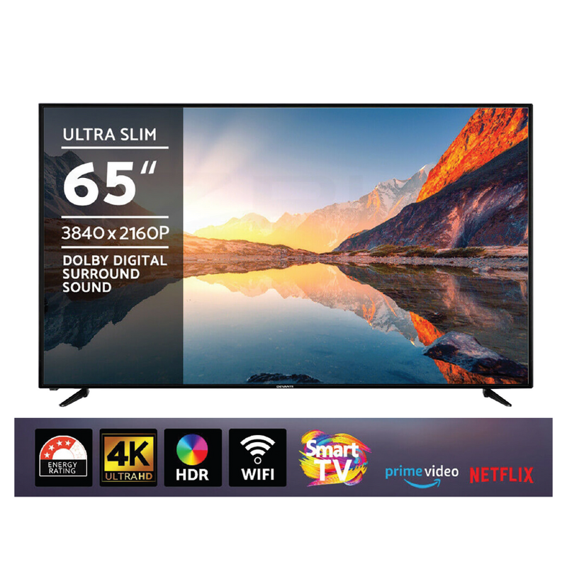 65" 4K ULTRA HD LED SMART TELEVISION