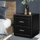PU LEATHER BEDSIDE TABLE