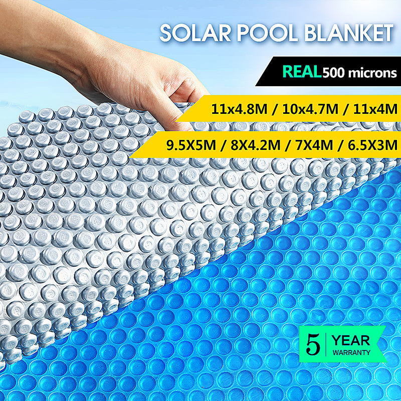 Solar Swimming Pool Cover 500 Micron Outdoor Blanket Isothermal Bubble 7 Size