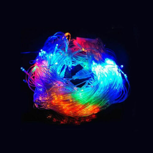 320LED Fairy Lights Net Mesh Curtain Wedding Party XMAS Tree D?cor Multi Colour