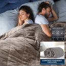 KHAKI DOUBLE 9KG WEIGHTED BLANKET