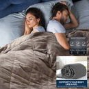 GREY DOUBLE 9KG WEIGHTED BLANKET