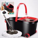 MICROFIBRE MOP WITH DUAL SPIN WASH AND DRY SYSTEM